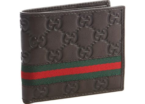 braided gucci wallet|Gucci signature wallet brown.